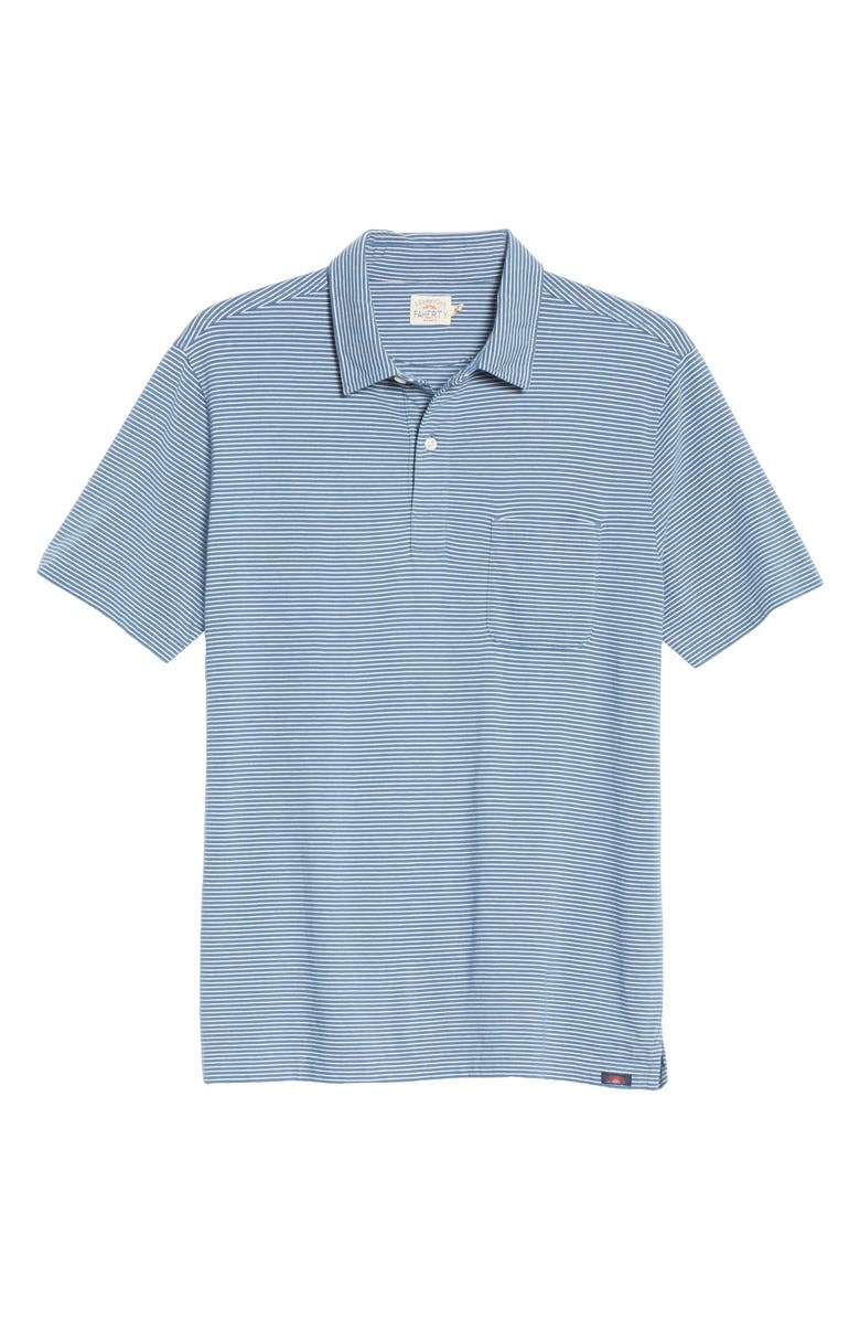 Faherty Brand Feeder Stripe Polo, Alternate, color, 