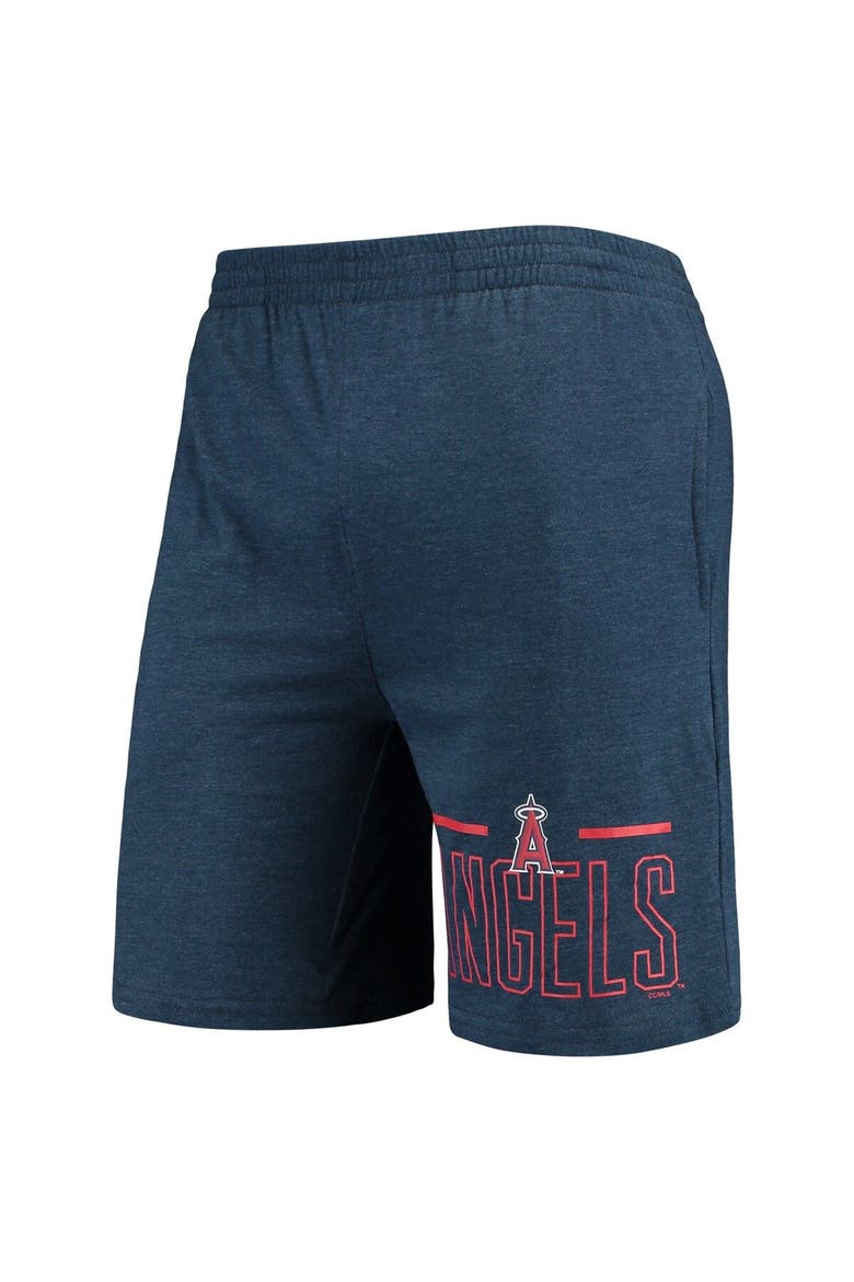 Men's Concepts Sport Navy/Red Los Angeles Angels Meter T-Shirt and Shorts Sleep Set, Alternate, color, Navy
