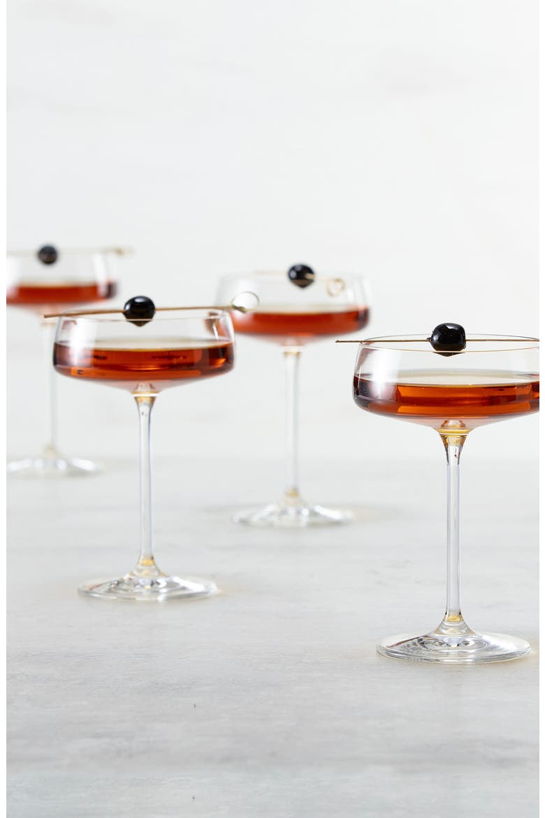 Sensa Set of 4 Coupé Cocktail Glasses, Alternate, color, CLEAR