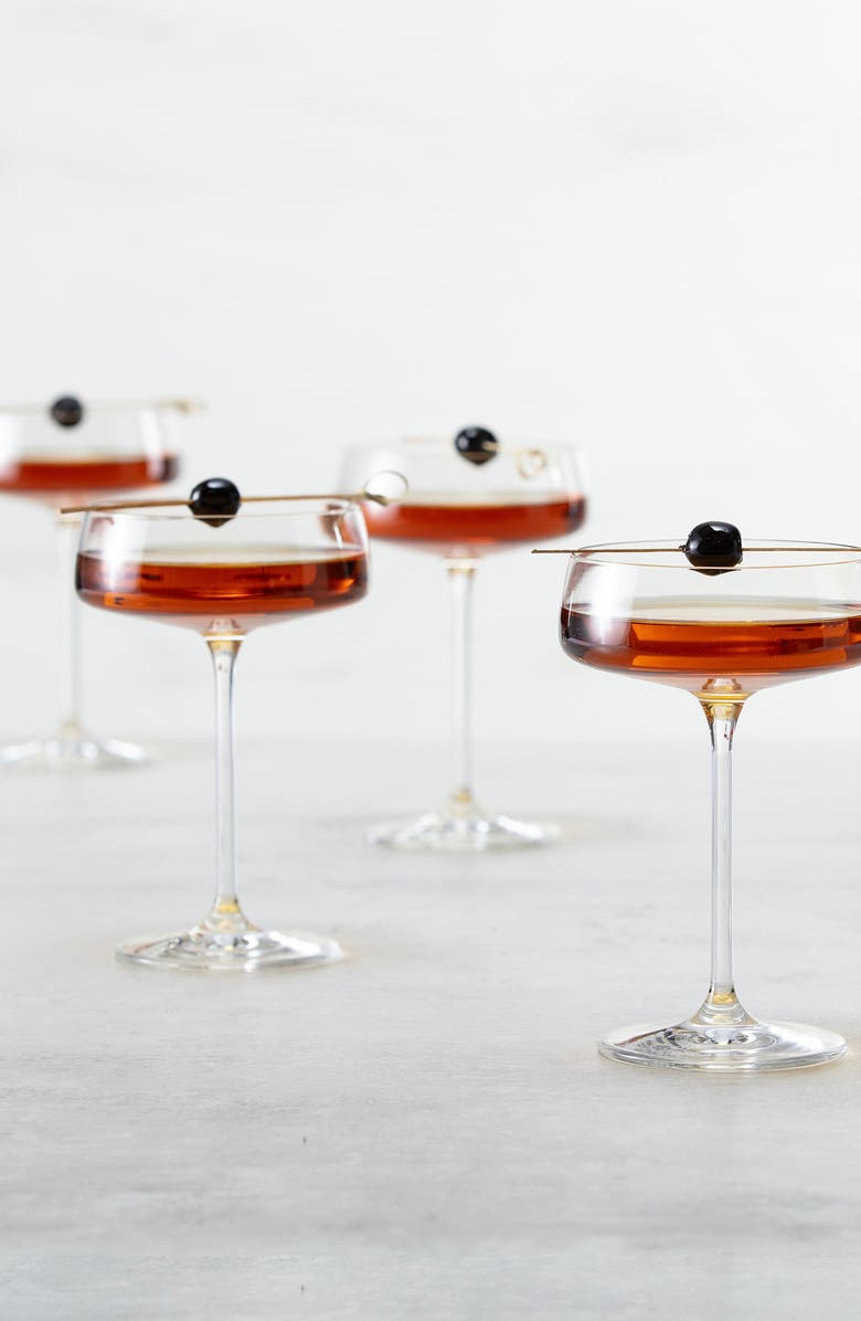 Schott Zwiesel Sensa Set of 4 Coupé Cocktail Glasses, Alternate, color, Clear