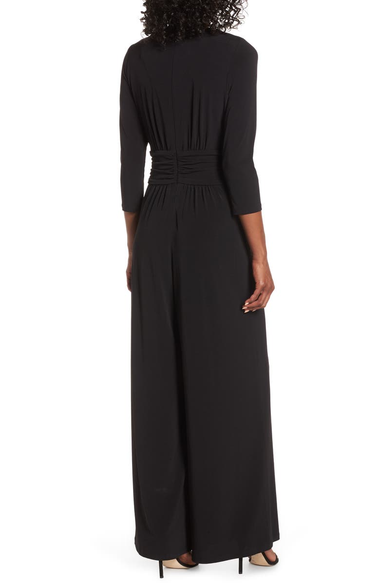 Eliza J Twist Wide Leg Jumpsuit, Alternate, color, 