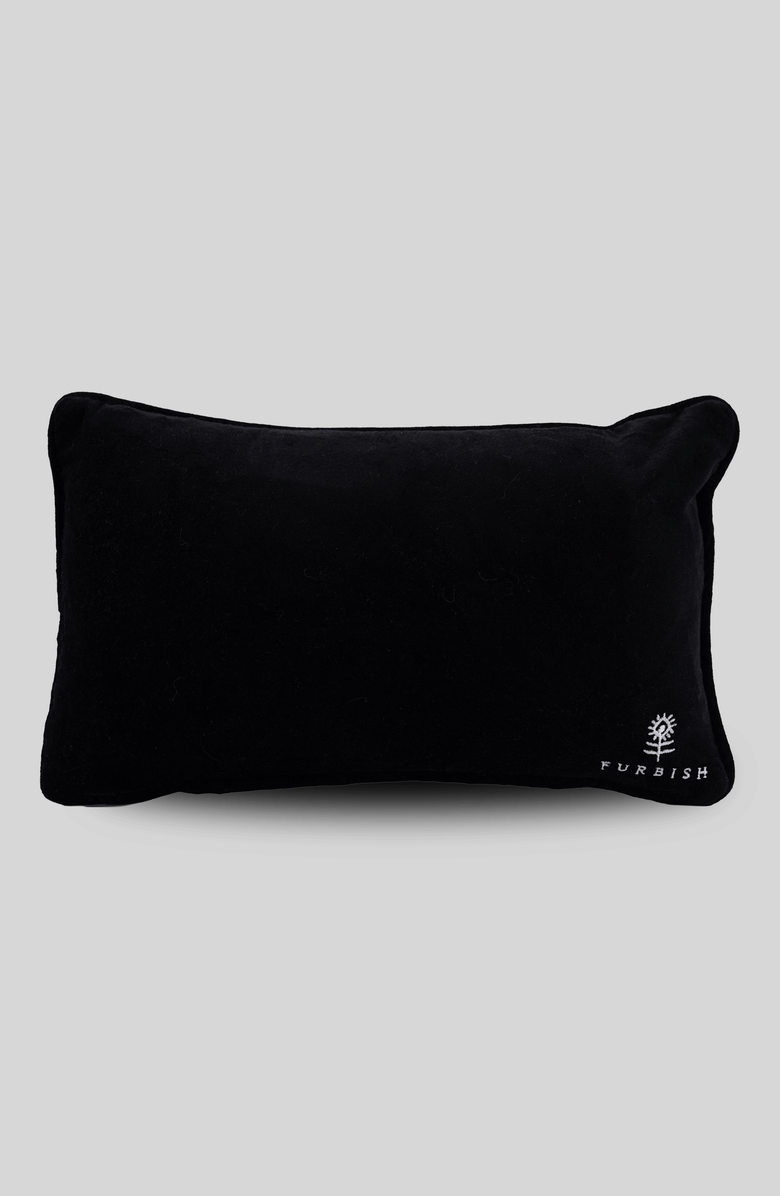 Furbish Studio Ted Talk Needlepoint Pillow, Alternate, color, Ted Talk