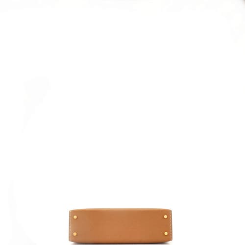 Pre-owned Hermes  Hermes Kelly Mini Ii Bag Brown Epsom With Gold Hardware 20 In Gold