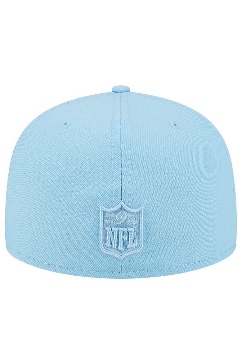 Men's New Era Light Blue Buffalo Bills Color Pack Brights 59FIFTY Fitted Hat, Alternate, color, Light Blue