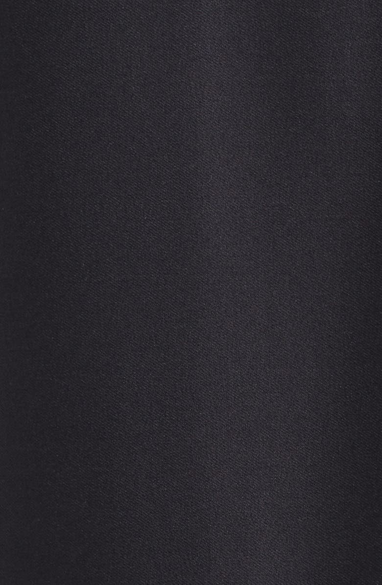 Herno Sequin Embroidered Flannel Wrap Skirt, Alternate, color, Nero