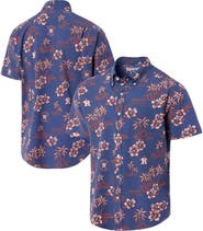 Reyn Spooner Men's Reyn Spooner  Navy Houston Astros Kekai Performance Button-Up Top