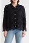 Floral Lace Button-Up Shirt