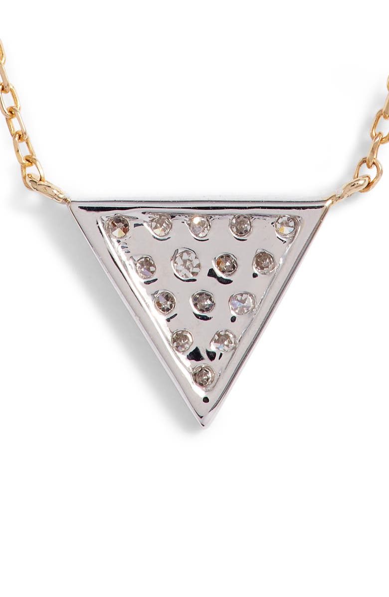 Dana Rebecca Designs 'Emily Sarah' Diamond Triangle Pendant Necklace, Alternate, color, 