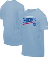 New Era Men's New Era  Light Blue Chicago Cubs Sweet Home T-Shirt