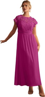 Jessica London Lace Maxi Dress