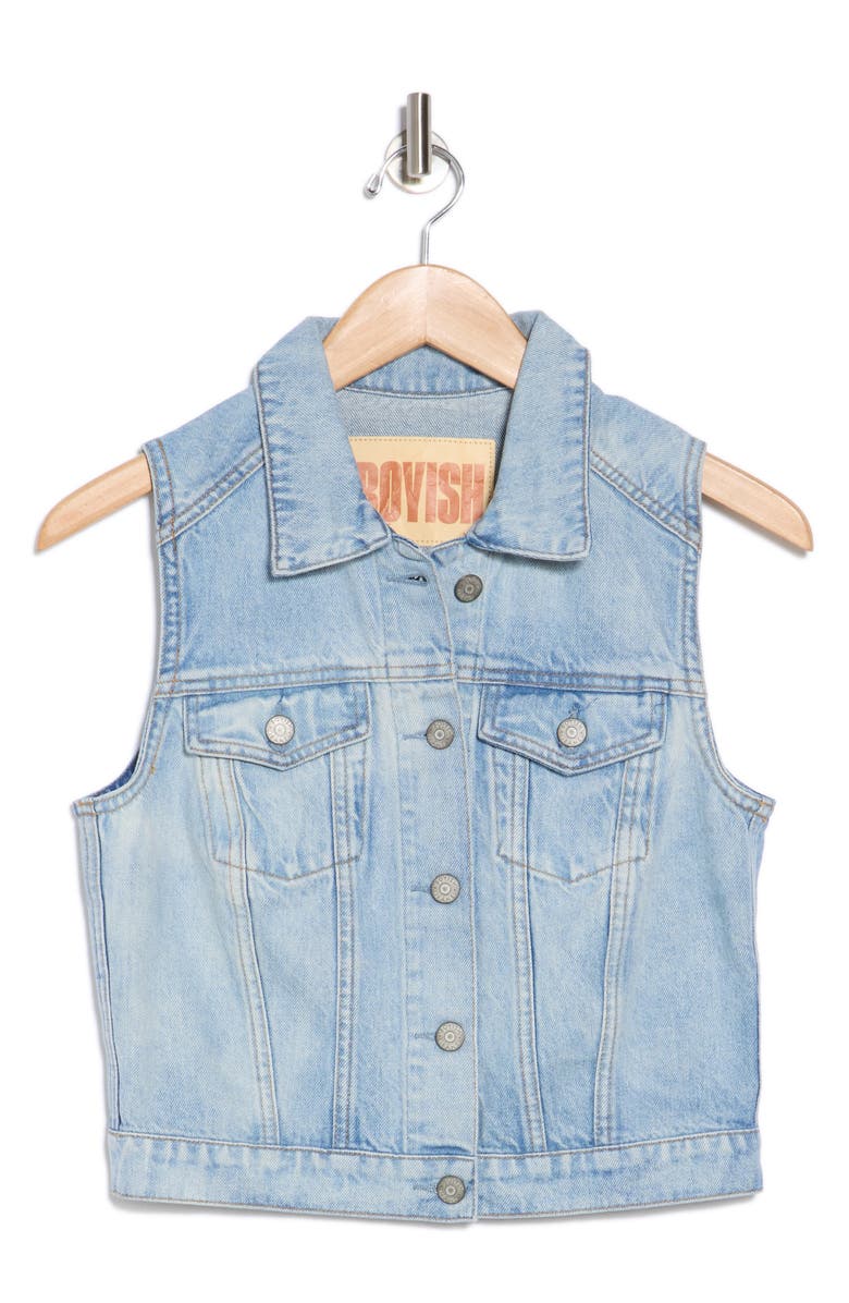 Boyish Jeans The Tate Denim Vest, Main, color, 