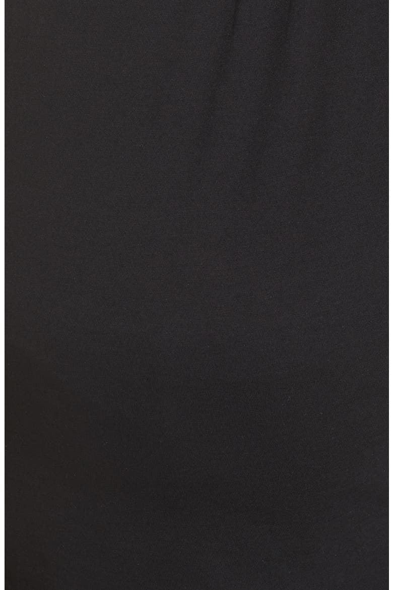 Maternity/Nursing Robe & Pajamas, Alternate, color, BLACK