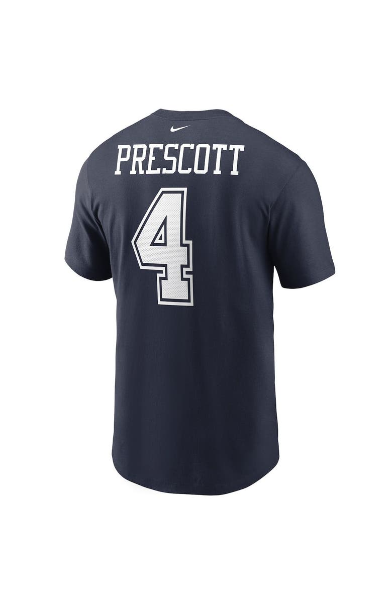 Nike Men's Nike Dak Prescott Navy Dallas Cowboys Name & Number T-Shirt, Alternate, color, 