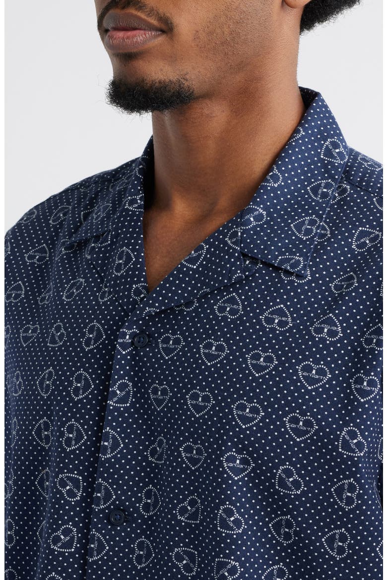 Furoshiki Camp Shirt, Alternate, color, FUROSHIKI PRINT BLUE