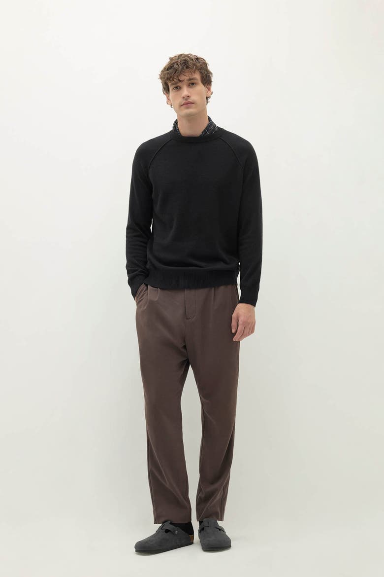 Lorenzo Cashmere Crewneck, Main, color, Black