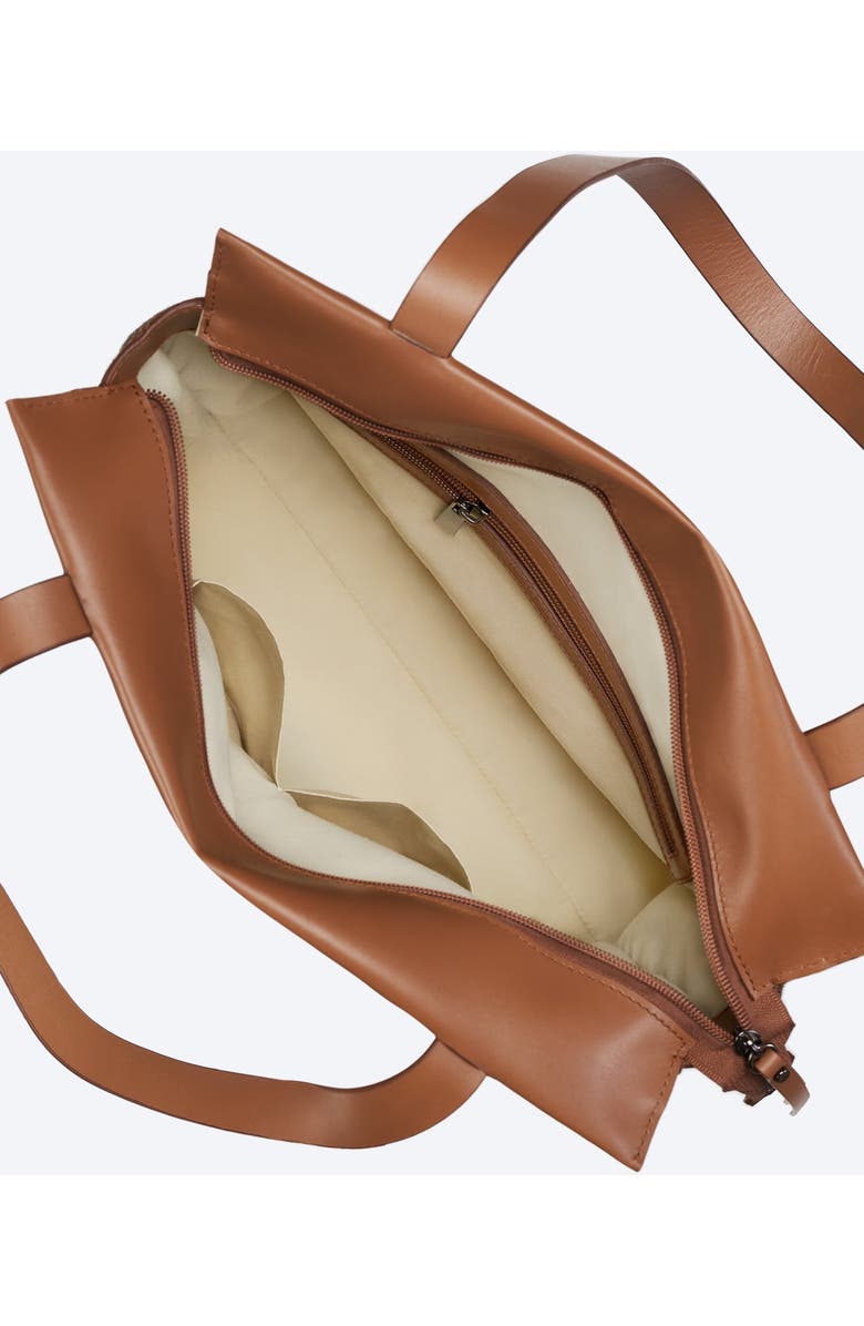 VISCATA Tropez Canvas Shoulder Handbag, Alternate, color, Navy Blue