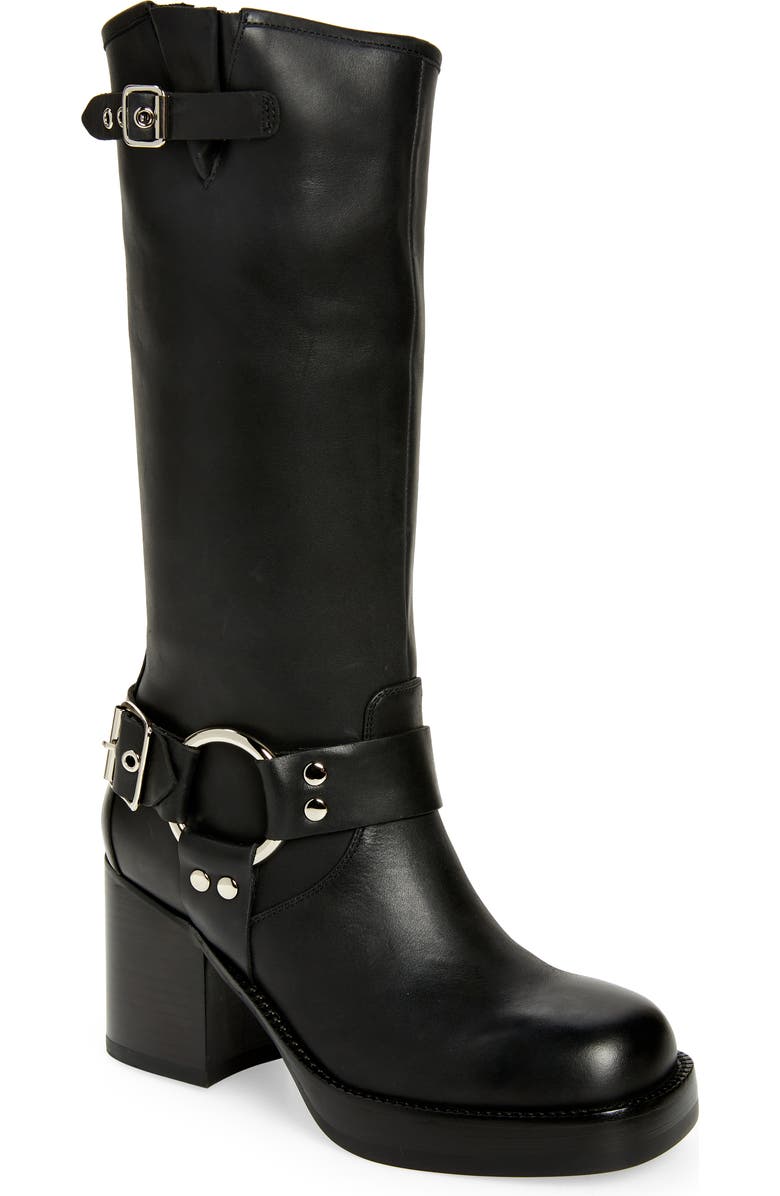 Jeffrey Campbell Punk-Zine Tall Boot, Main, color,