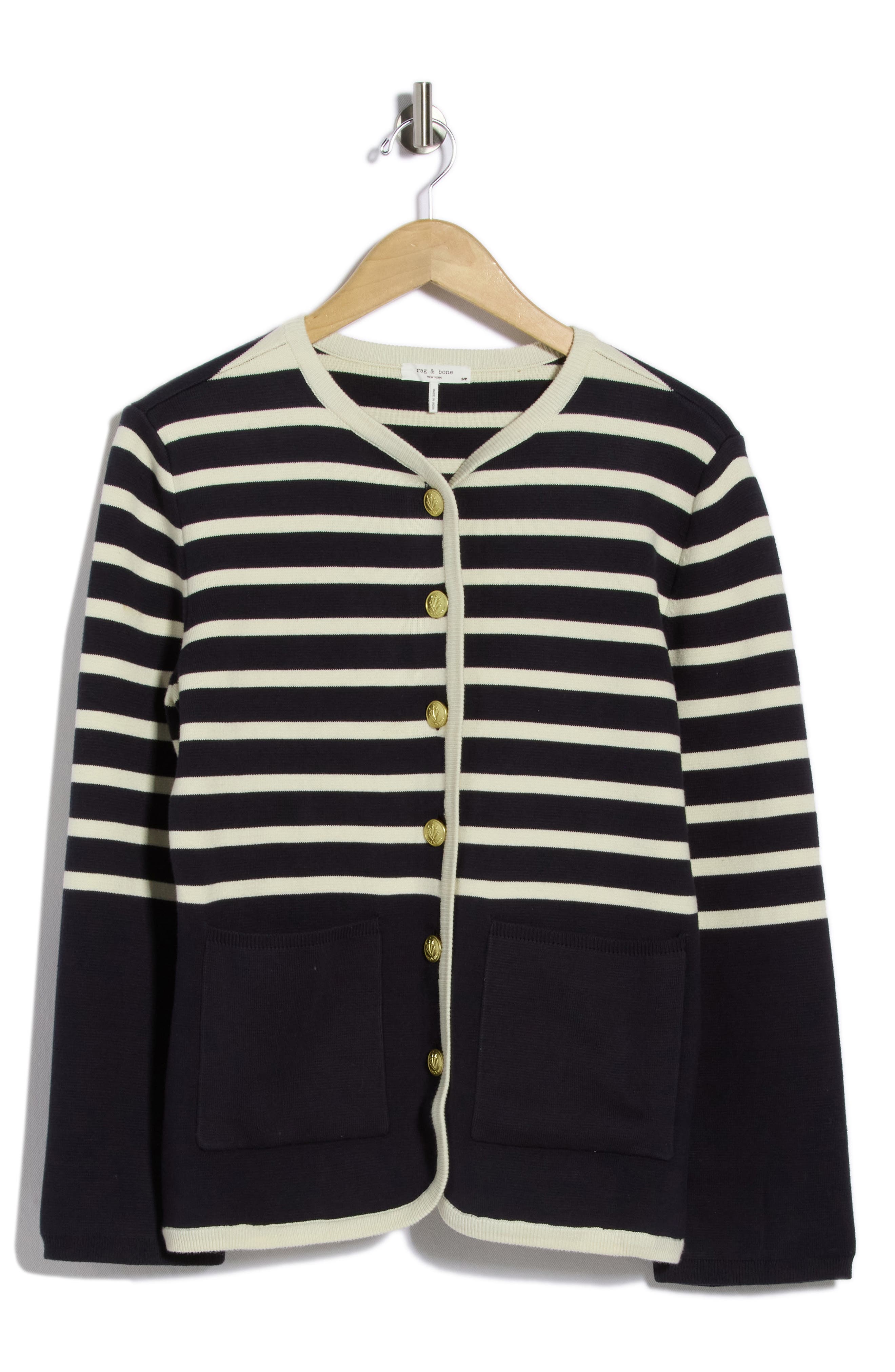 Dee Stripe Long Cardigan
