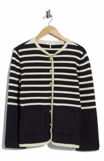 Dee Stripe Long Cardigan