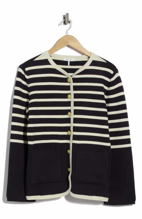 Dee Stripe Long Cardigan