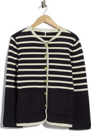 rag & bone Dee Stripe Long Cardigan