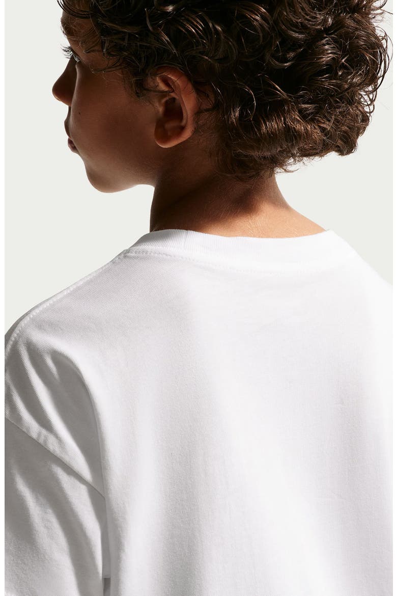 Kids' Sportswear Graphic T-Shirt, Alternate, color, WHITE