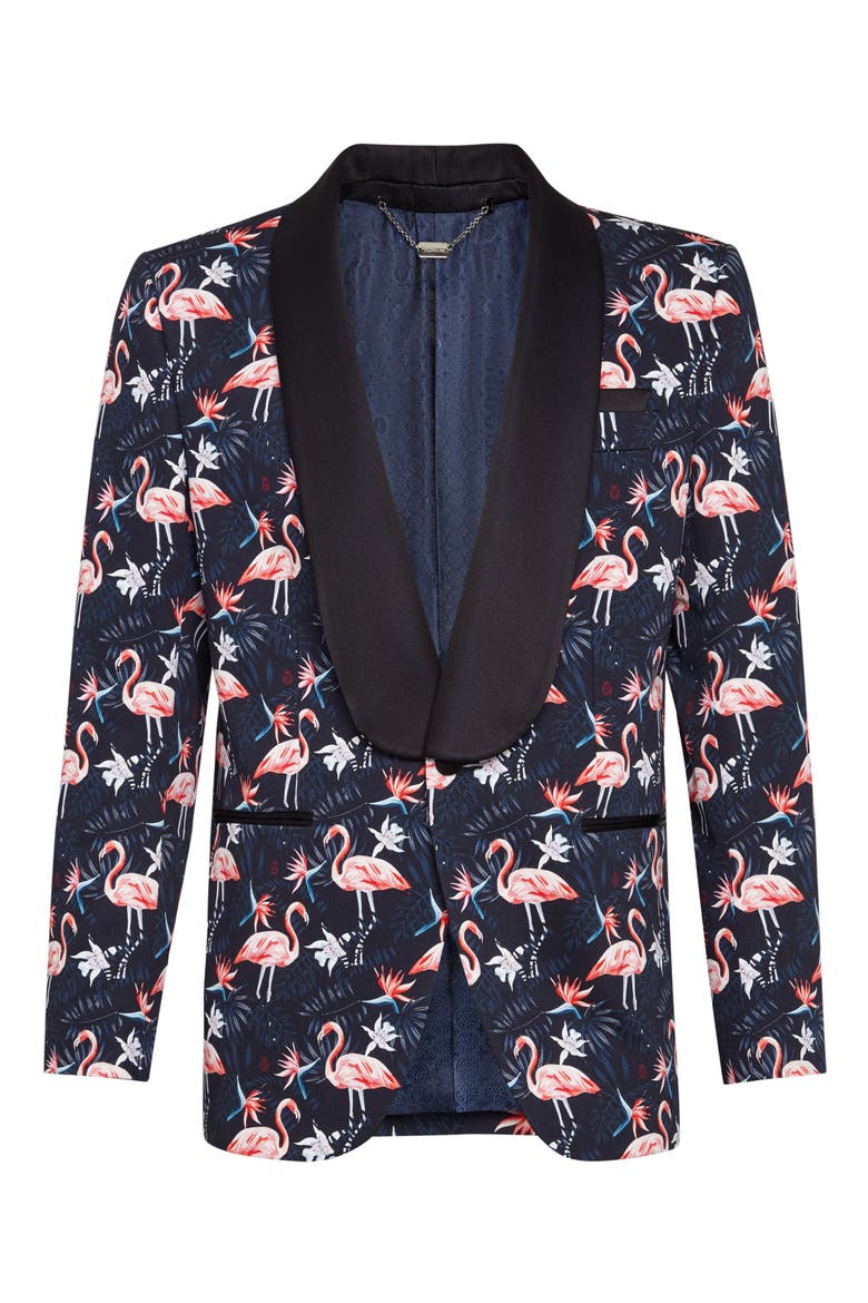 Blazer Palms Men, Main, color, darkblue