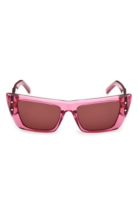 52mm Cat Eye Sunglasses