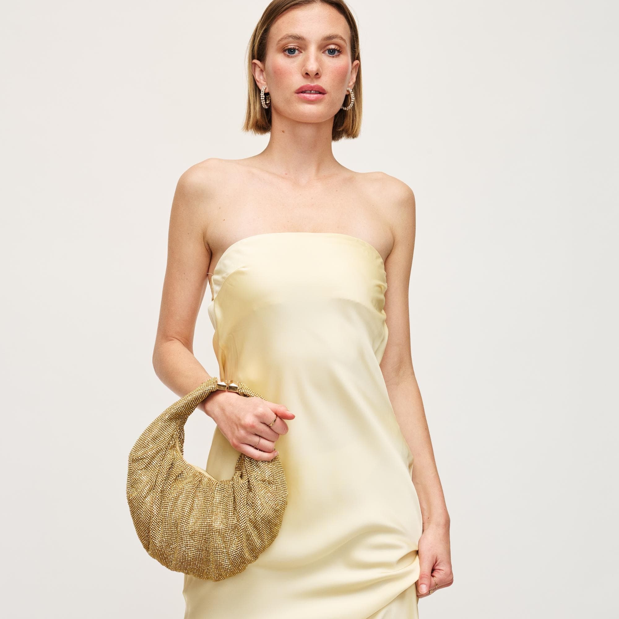 URBAN EXPRESSIONS HANDBAGS Arianna Evening Bag, Main, color, Gold