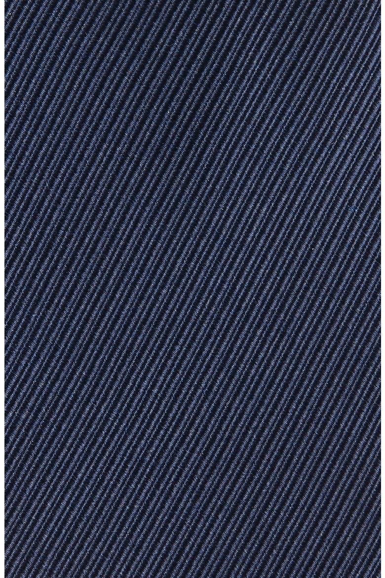 Stripe Silk Tie, Alternate, color, MIDNIGHT