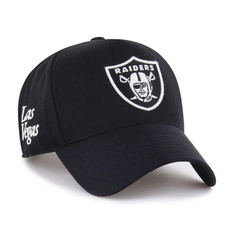 Men's '47 Black Las Vegas Raiders Foundation Offside Adjustable Hat