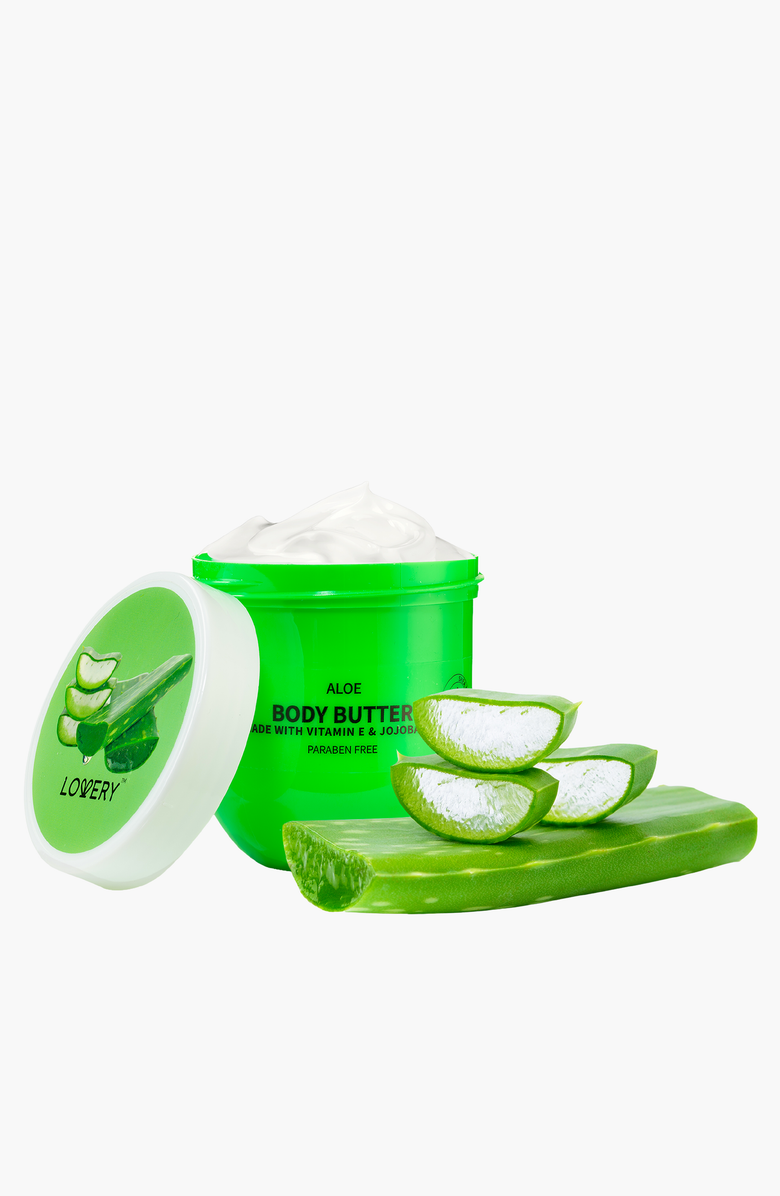 Lovery Aloe Body Butter, Alternate, color, Green