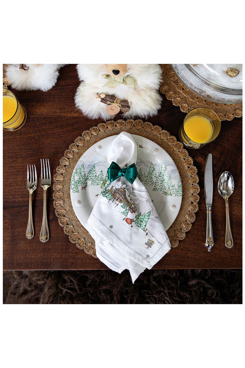 Isadora Placemat, Alternate, color, GOLD