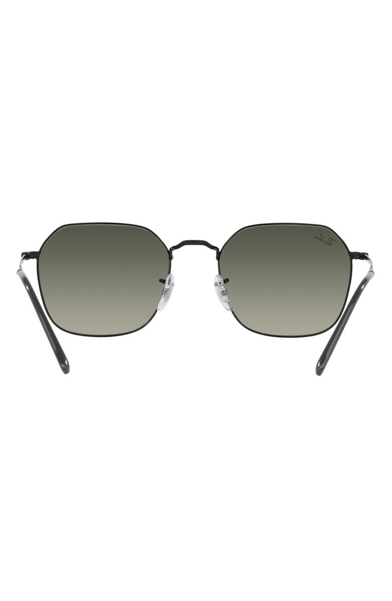 Ray-Ban Jim 53mm Gradient Irregular Sunglasses, Alternate, color, Black