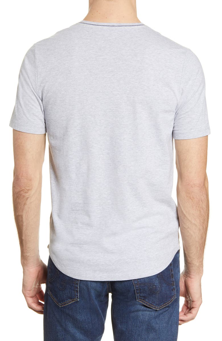 Fundamental Coast Stripe V-Neck T-Shirt, Alternate, color,