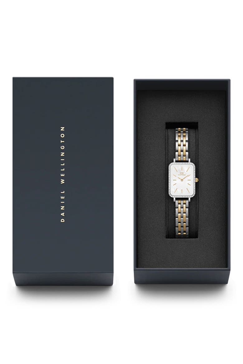 Quadro Bracelet Watch, 20mm x 26mm, Alternate, color, GOLD