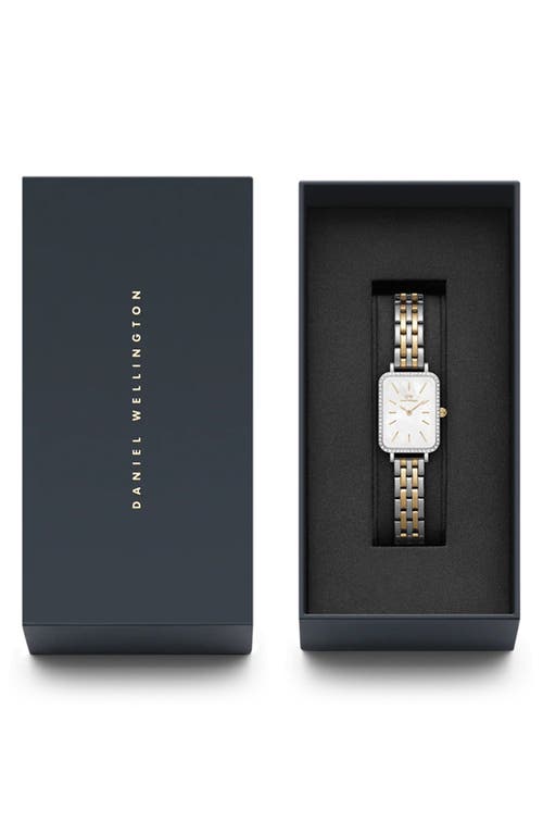 Daniel Wellington Quadro Bracelet Watch, 20mm X 26mm In Metallic