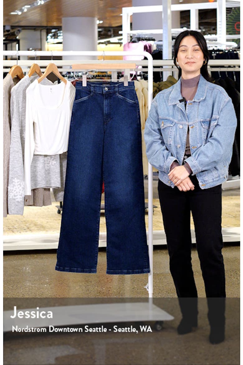 The Mischa Super High Waist Wide Leg Jeans video