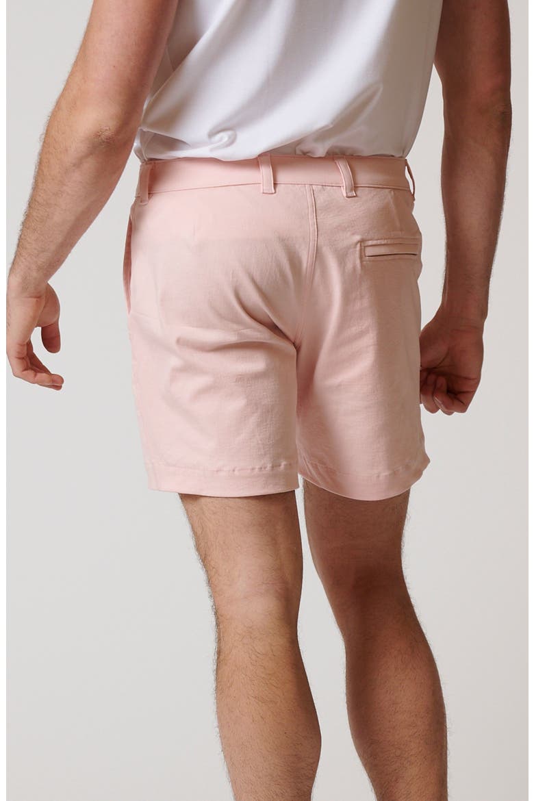 Stretch Cotton Chino Shorts, Alternate, color, Rose Spritz