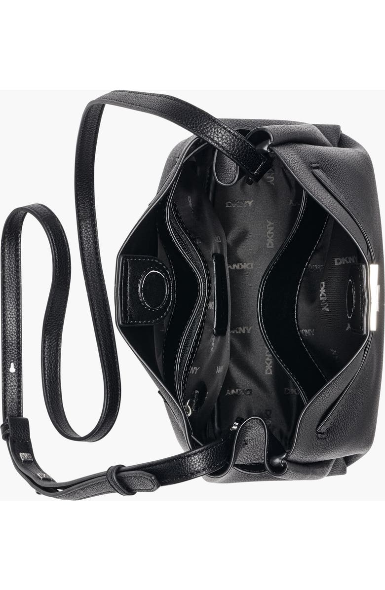 DKNY Bryar Crossbody, Alternate, color, Black/Silver