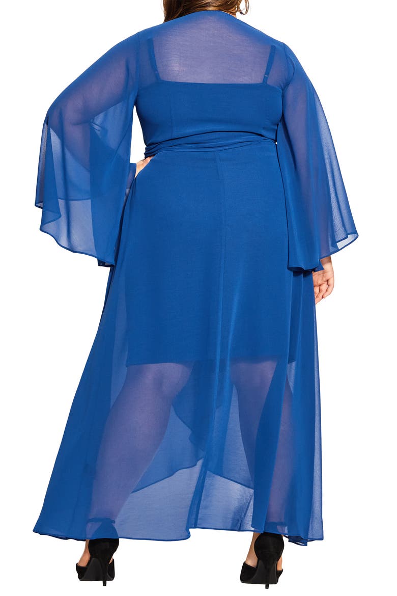 sheer wrap maxi dress Dolce & Gabbana Sheer Floral Lace Wrap Maxi Dress
