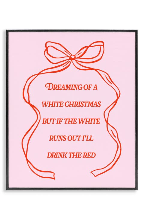 Dreaming Of A White Christmas Framed Wall Art