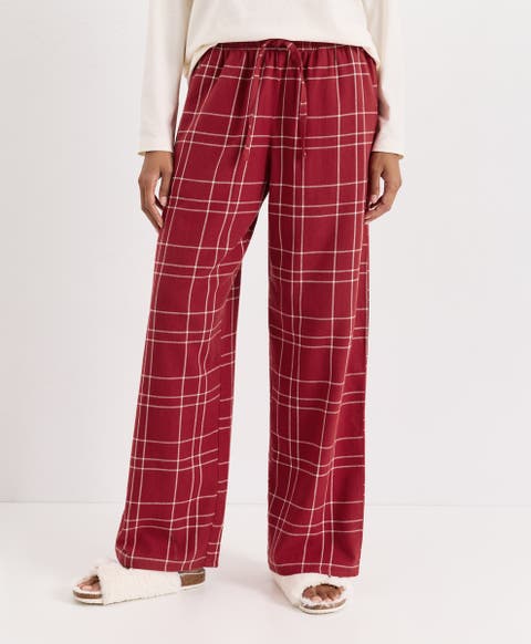 Organic Cotton Fireside Flannel Sleep Pant