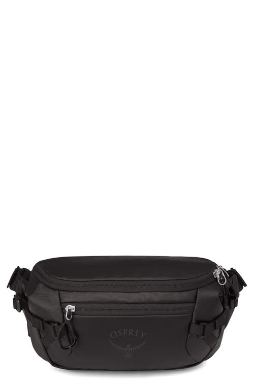 Osprey Transporter 3-liter Belt Bag In Raven Black/black