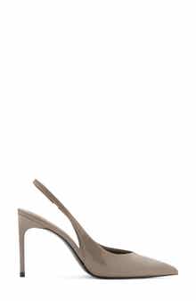 MANGO Mica Pointed Toe Slingback Pump