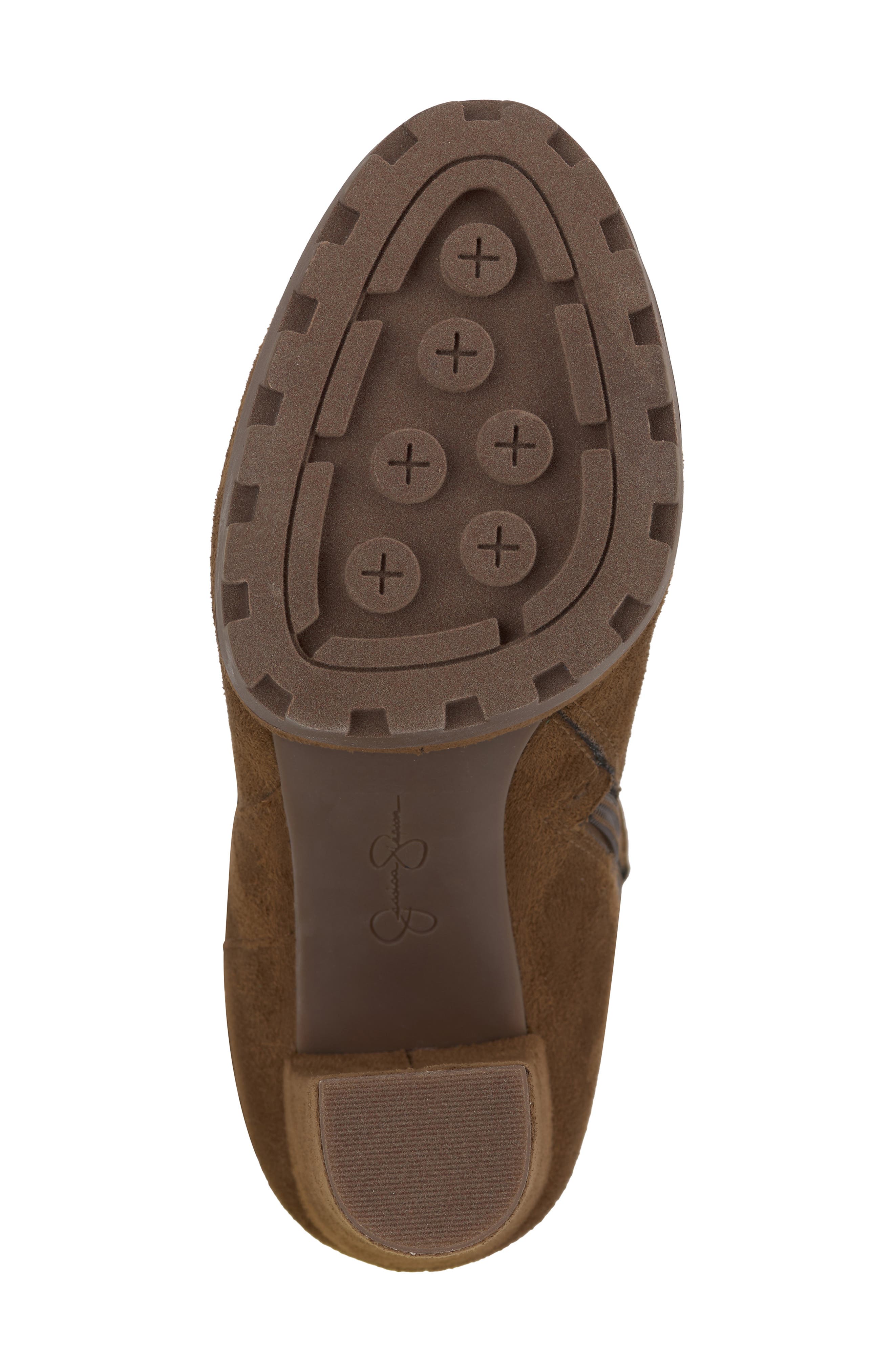 Jessica Simpson Imerald Faux Shearling Knee High Platform Boot, Alternate, color, Safari Brown