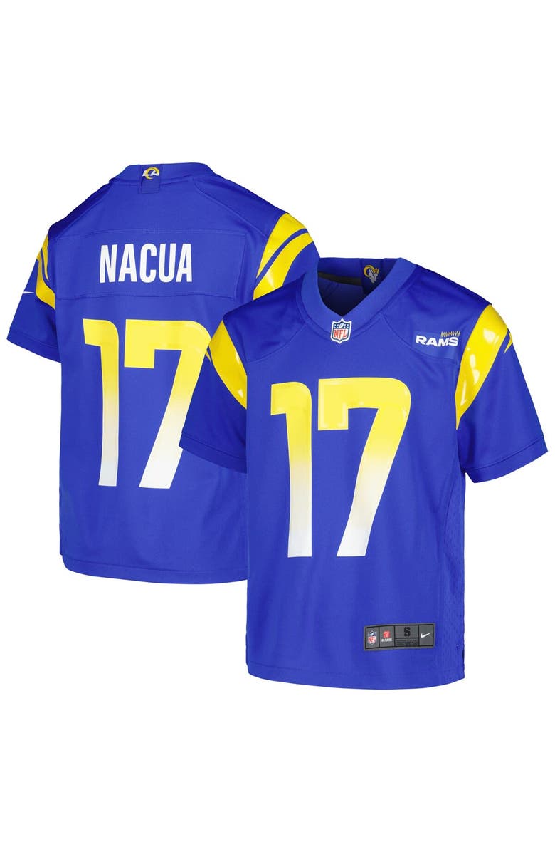Nike Youth Nike Puka Nacua Royal Los Angeles Rams Game Jersey, Main, color, 