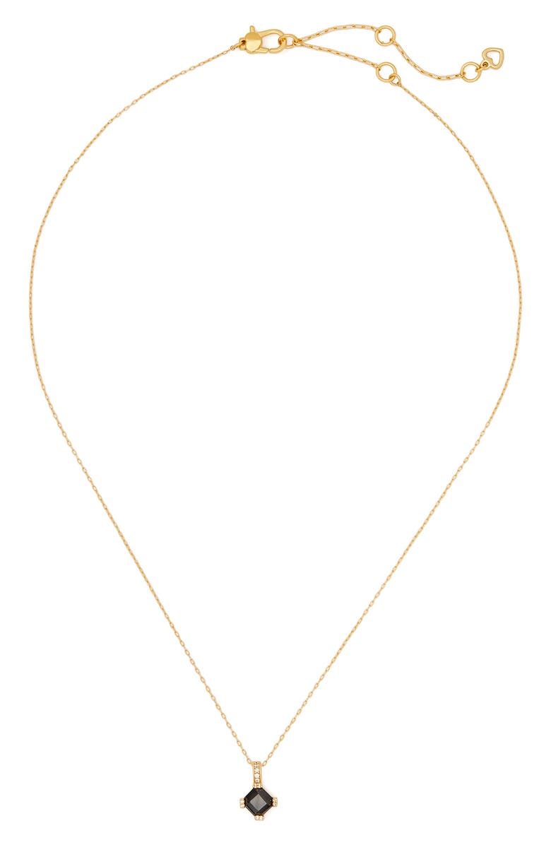 Kate Spade New York mini pendant necklace, Main, color, 