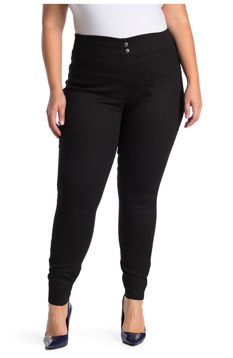 Hue Classic Smooth Denim Leggings, Main, color,
