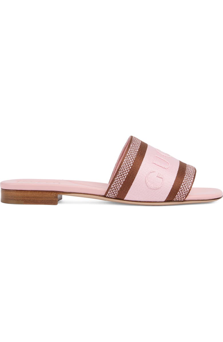 Gucci Jane Slide Sandal, Alternate, color, Mahogany/ Pink
